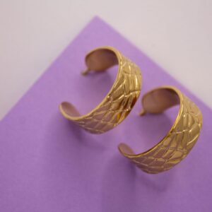PENDIENTES ARO LABRADO