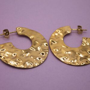 PENDIENTES MEDIO ARO DISCO