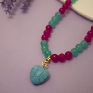 Collar Portugués Bolas + Charm 3